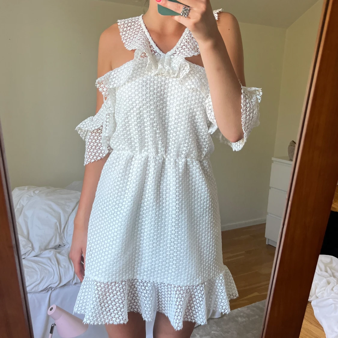 Vit klänning  - 90