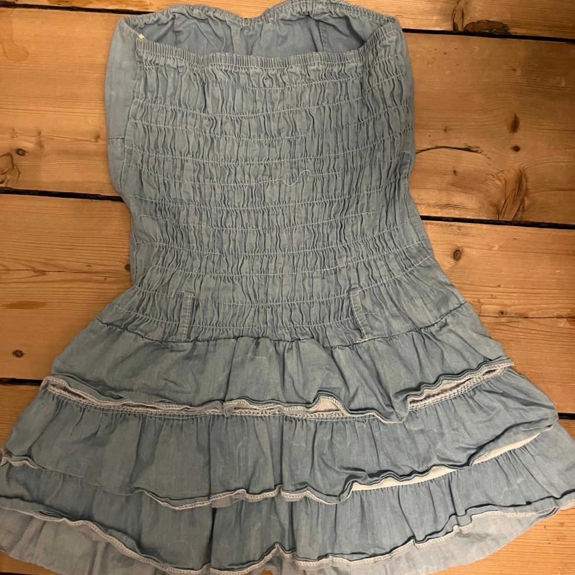 Jeans bandeauklänning  - 92