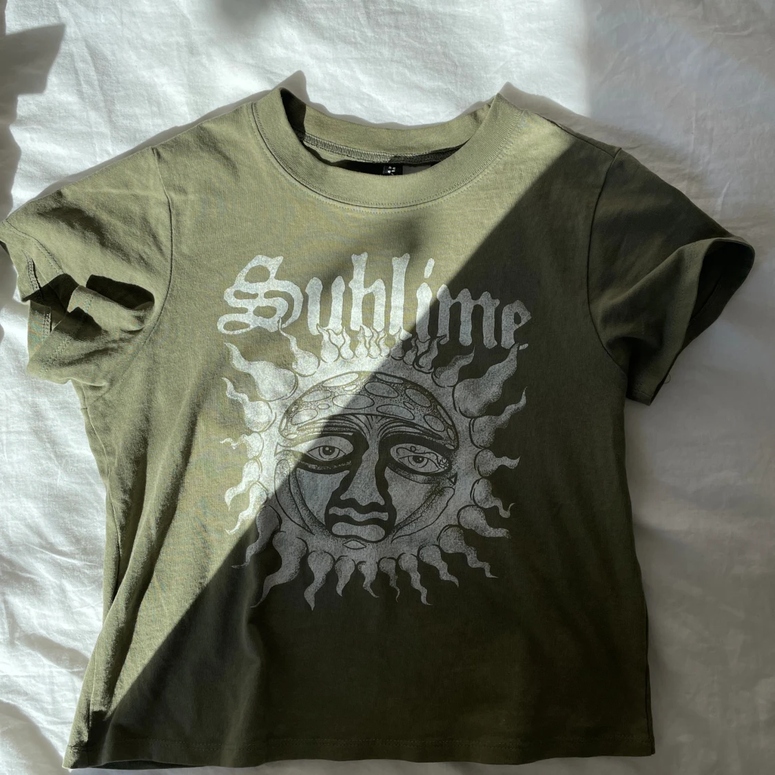 Grön t-shirt med tryck 