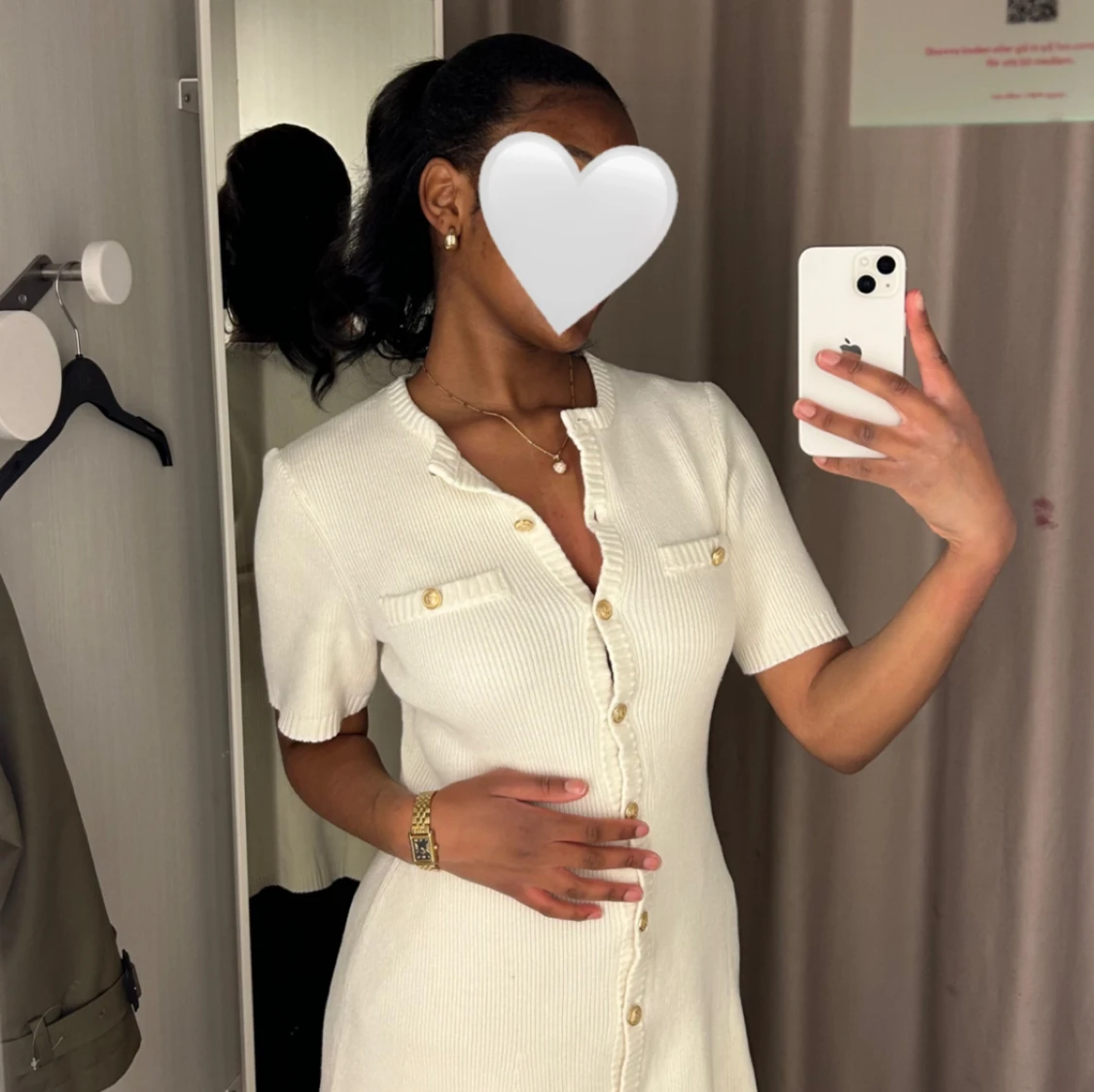 STICKAD KLÄNNING H&M - 92