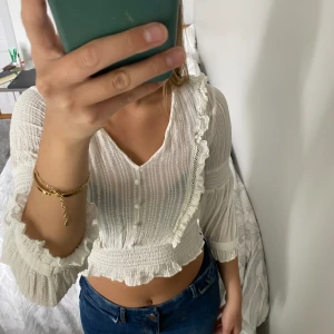 Zara topp - Vit sommar topp