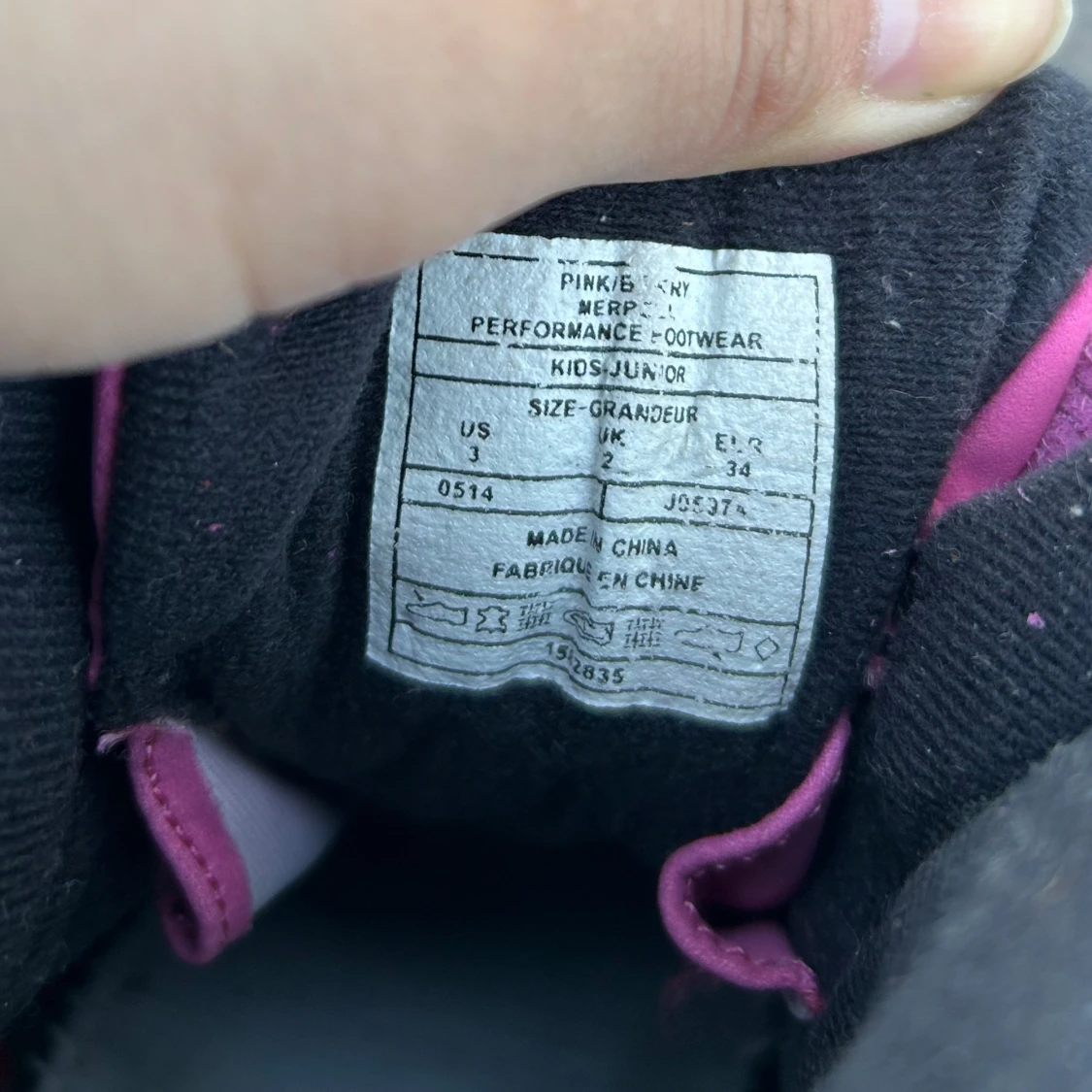 Rosa vandringskängor - 93