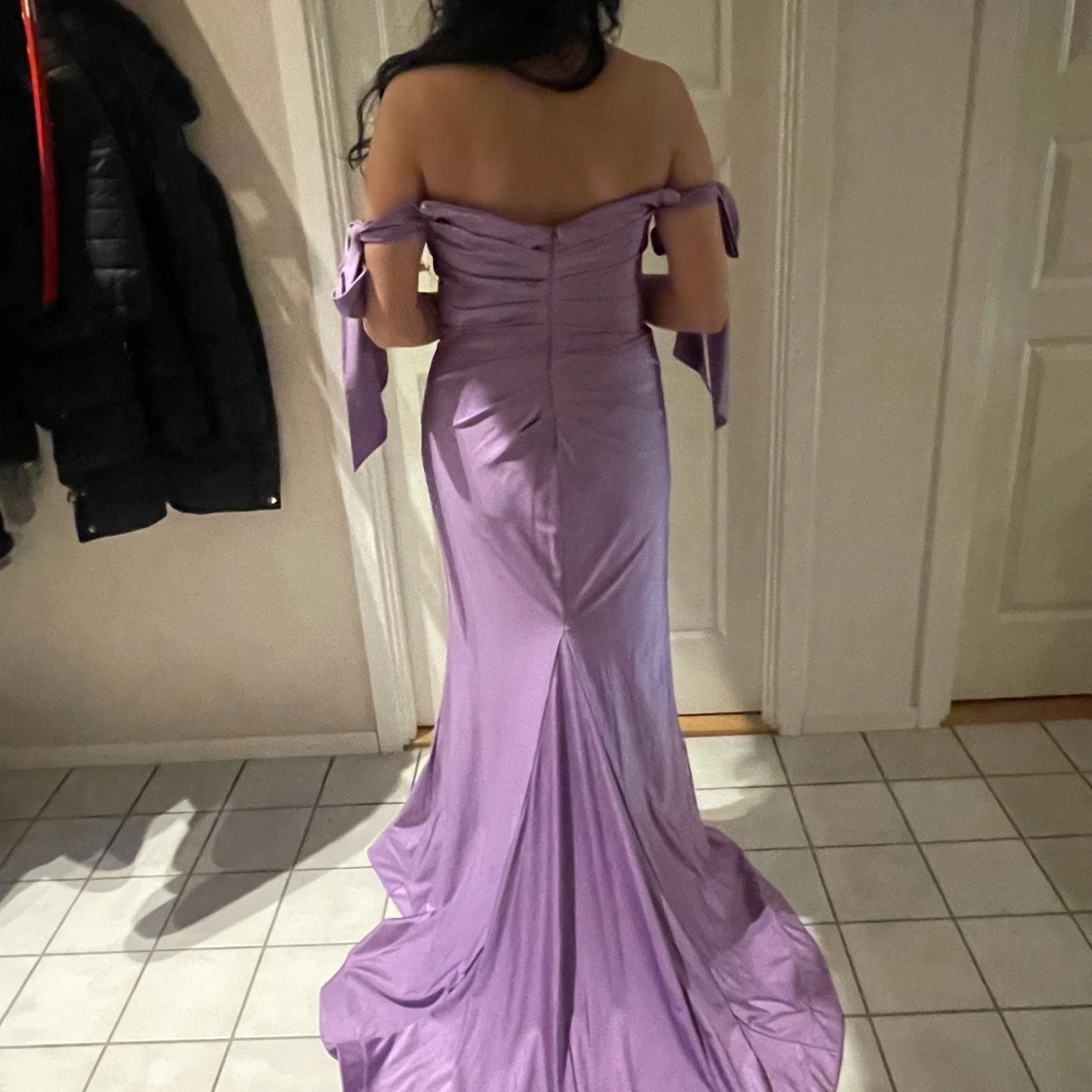 Lila mermaid klänning - 91