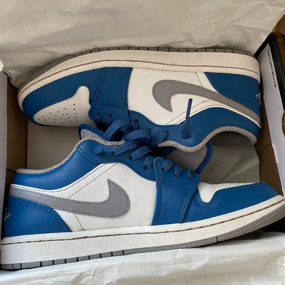Jordan 1 low ”true blue”  - 90