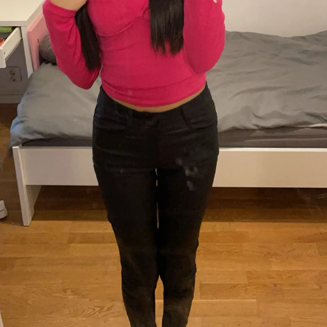 Skinnbyxor från vila