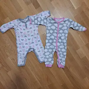 Pyjamas x2, barn i storlek 80. Båda för 100kr eller 60kr/styck