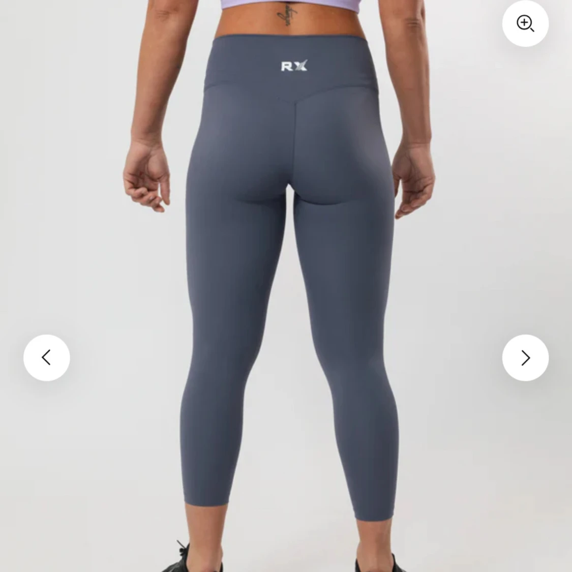 Grå/Lila Träningstights