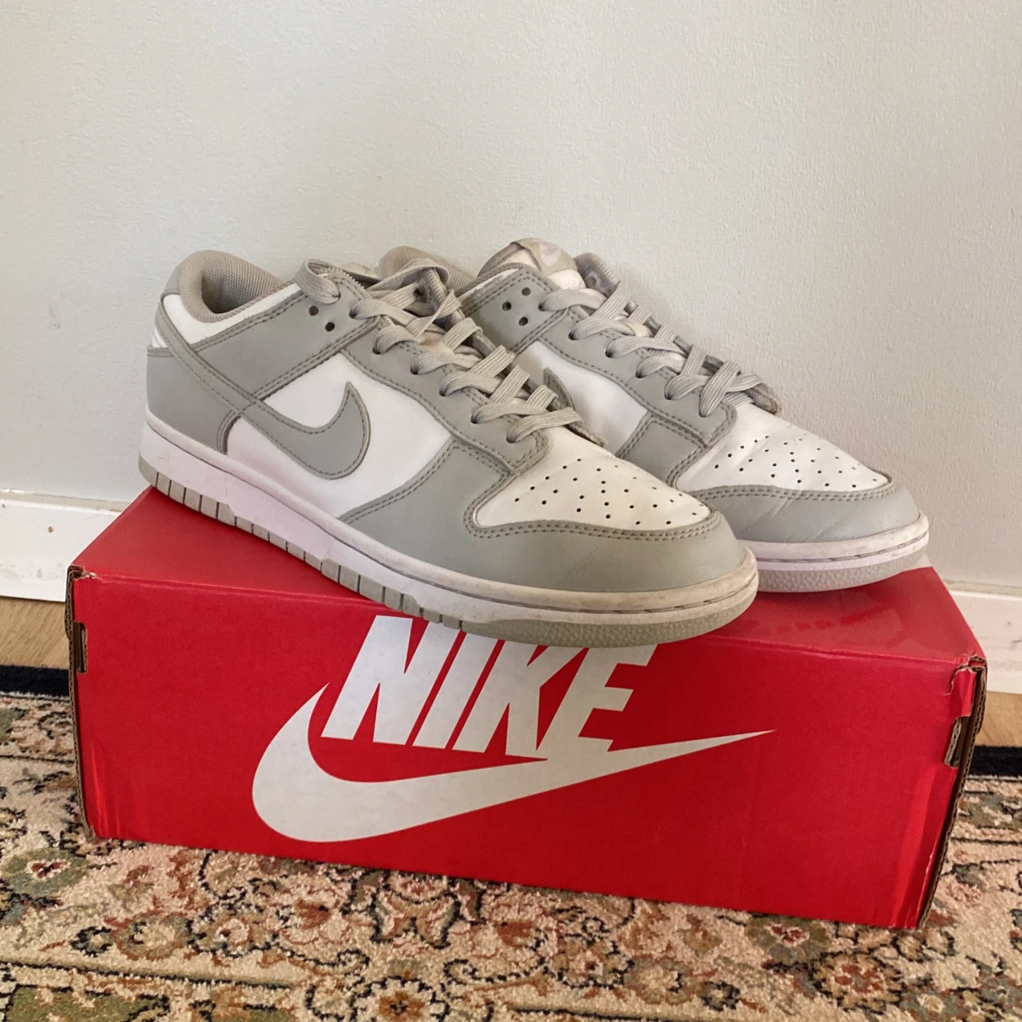 Nike dunks grey fog