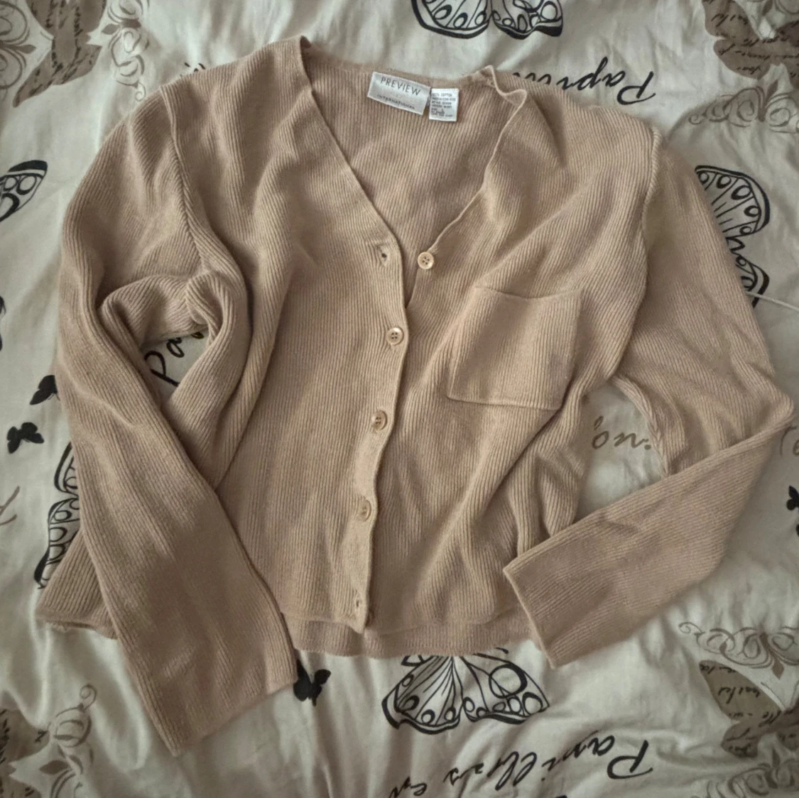 Cardigan kofta i bomull