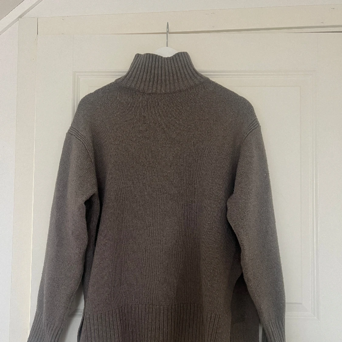 Grå stickad polotröja💕 - 90