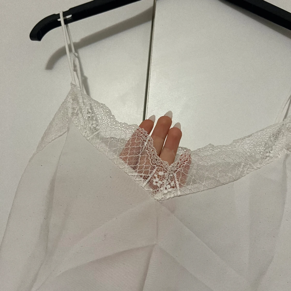 vitt spetslinne - 90