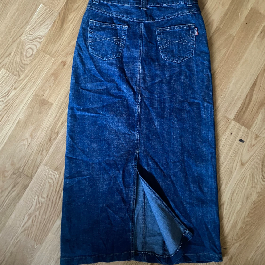 Jeanskjol y2k med snörning  - 90