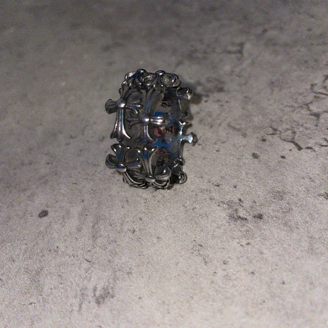 Chrome hearts ring 🤍🩶 - 90