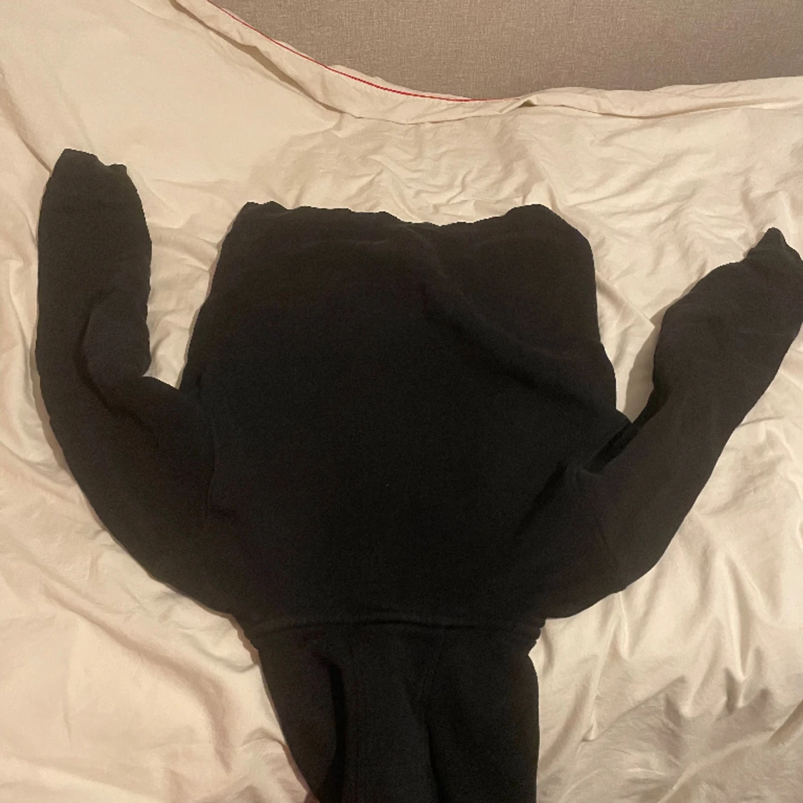 Svart senil racing sip hoodie - 91