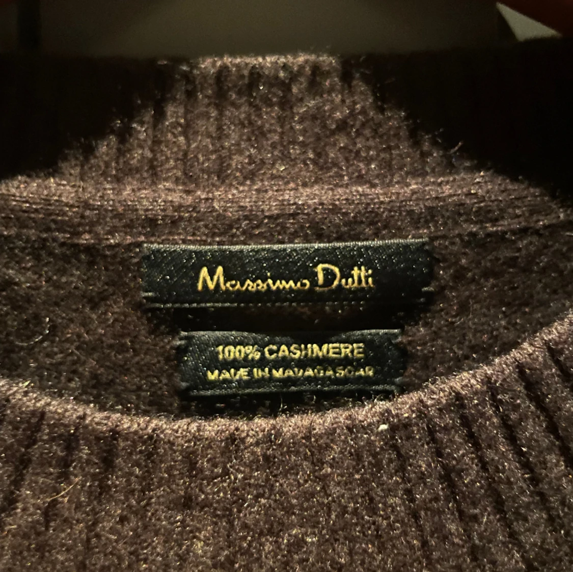 Brun Massimo Dutti cashmere tröja  - 91