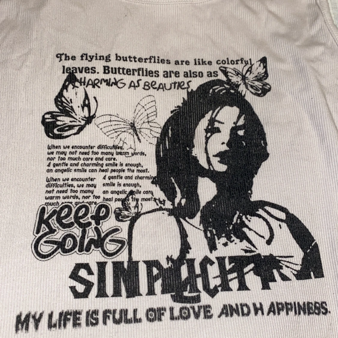 Snygg topp med motiv - 90