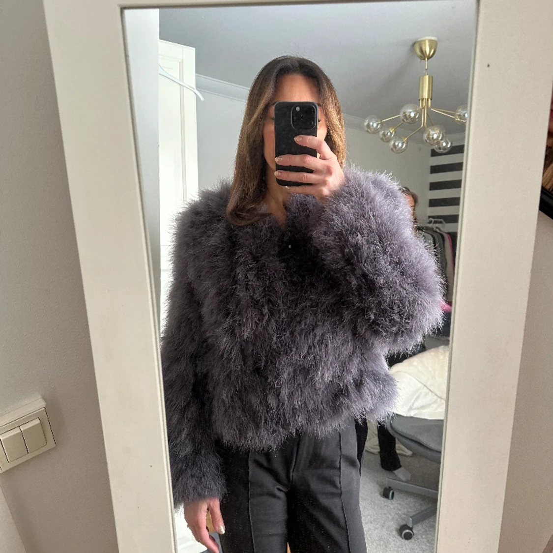 Jättefin pälsjacka från hollies