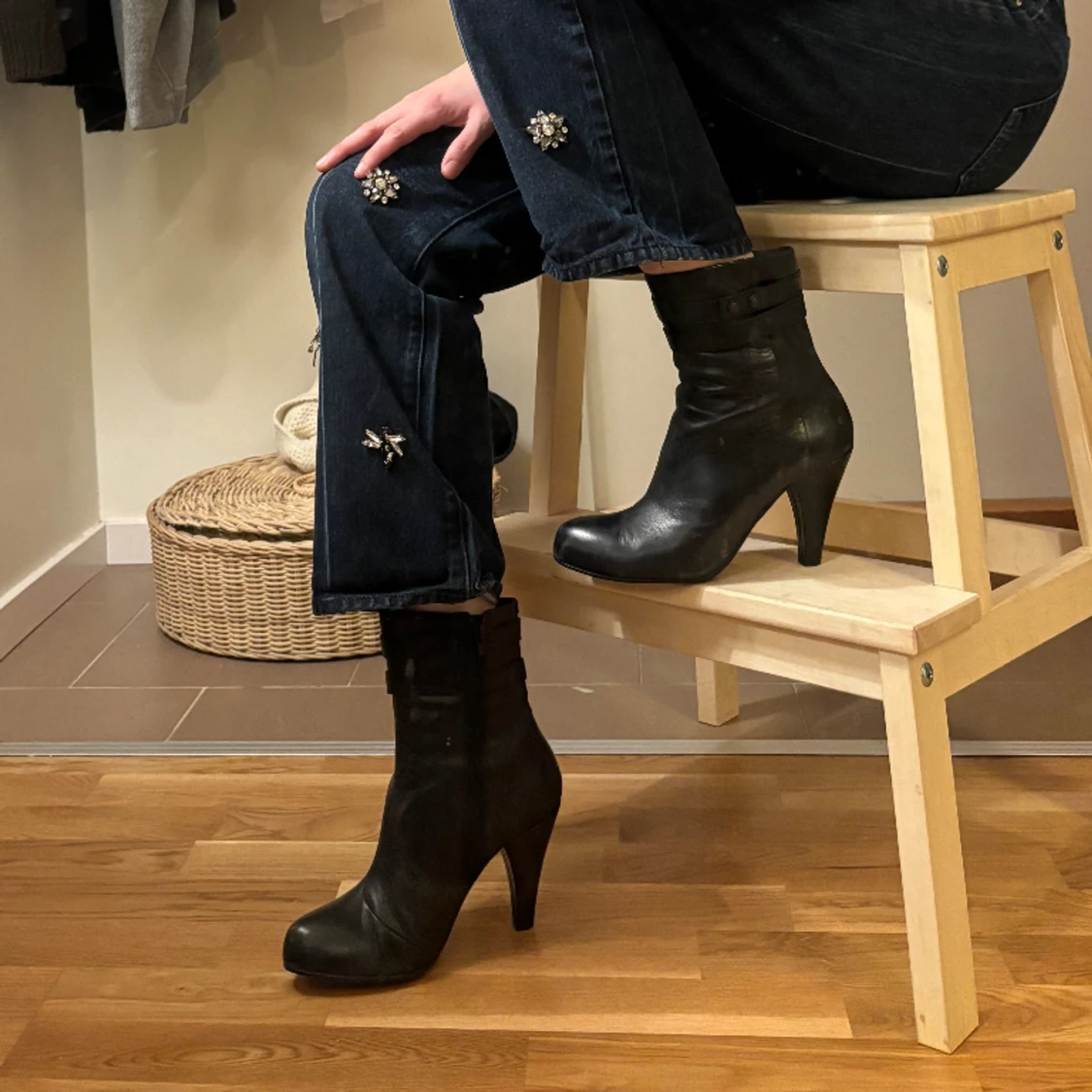 Vagabond boots med klack - 90