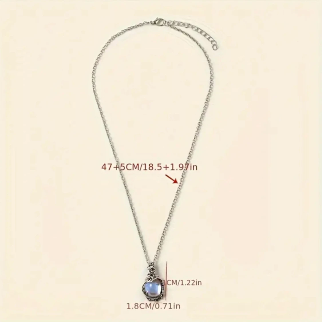 Väldigt fin halsband passar för alla kvinnor. - 90