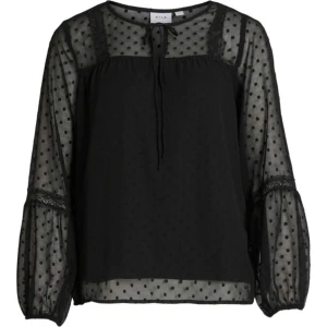 fin svart blus - festlig blus