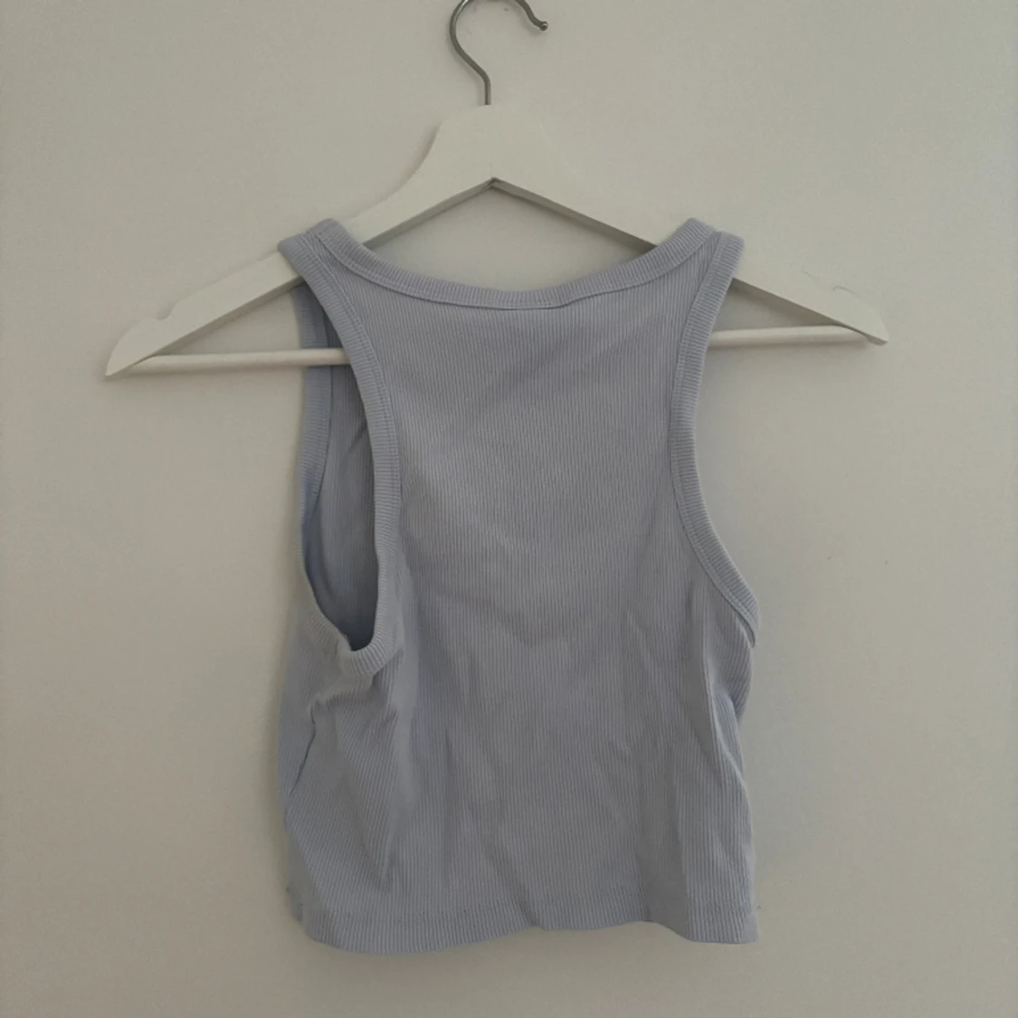 Blå halterneck topp - 90