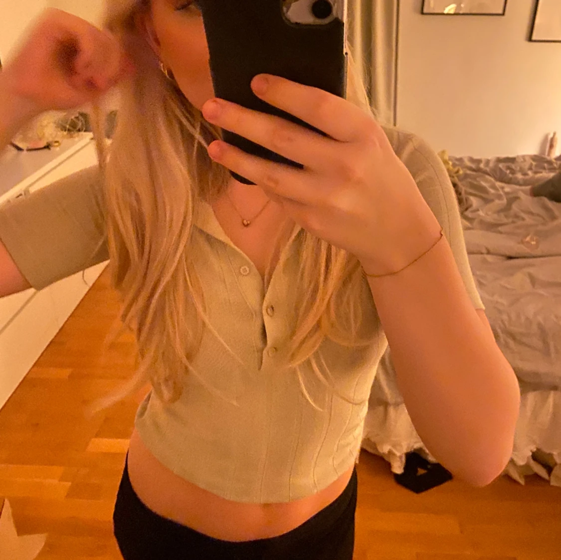 beige topp/thirt - 90