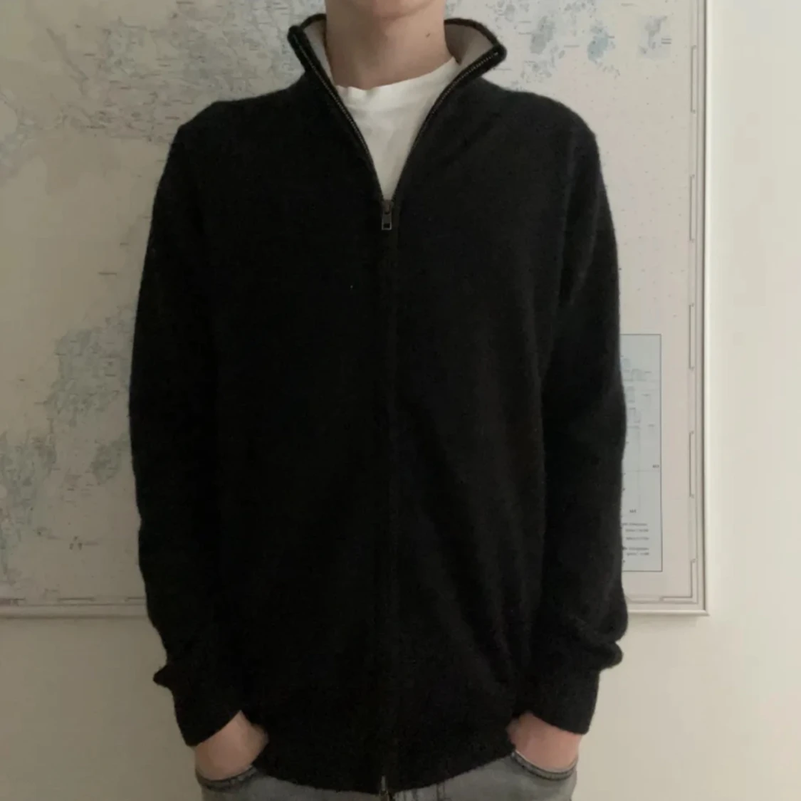 Davida 100% kasmir full zip