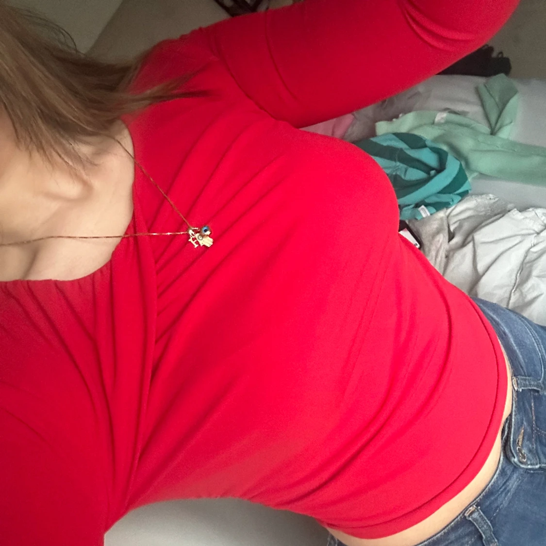 Slutsåld röd zara tröja - 90