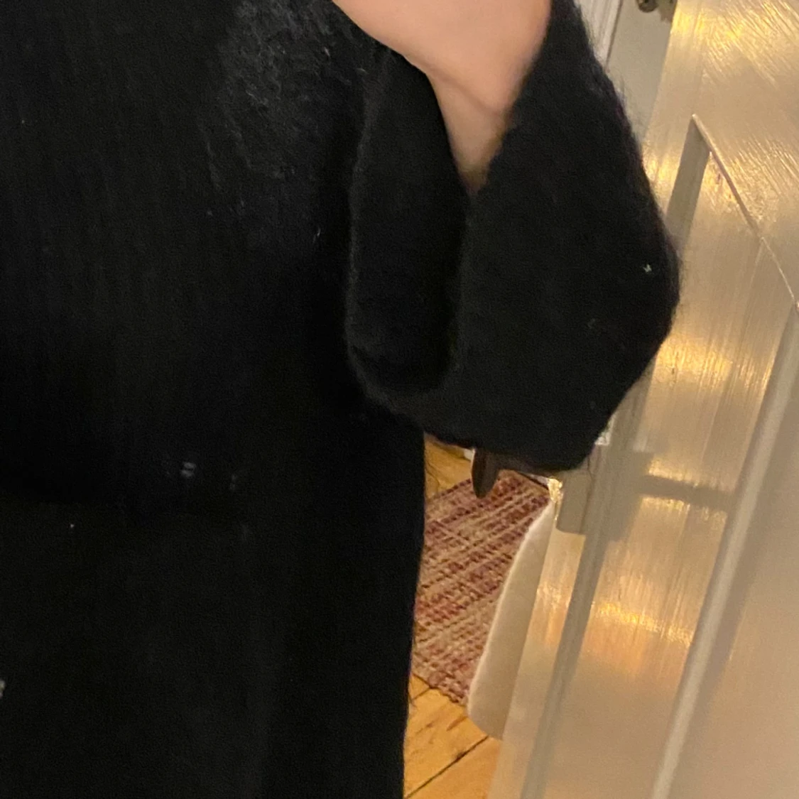 Jättefin stickad tröja - 90