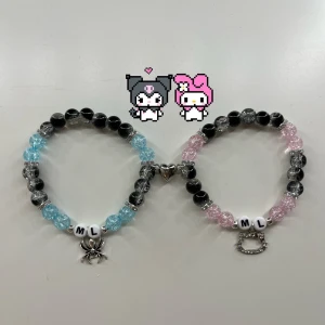 Handgjorda Couple armband  - ✧༺♥༻✧