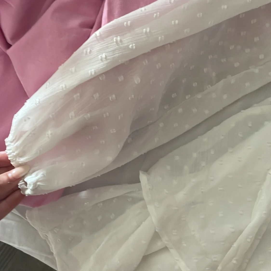 Vit Sommar klänning   - 90