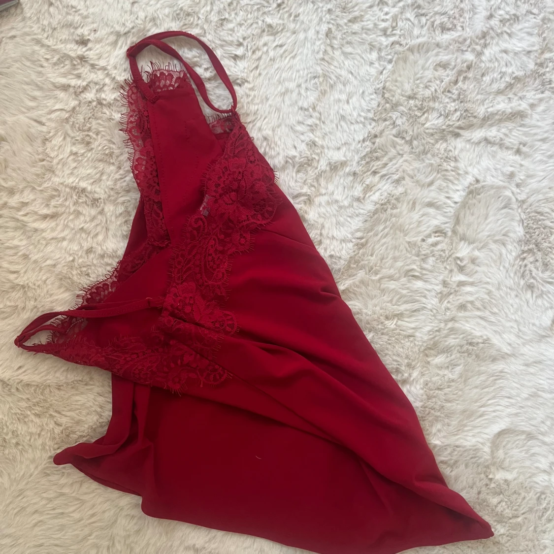 Rött Spets linne💖🥰 - 90