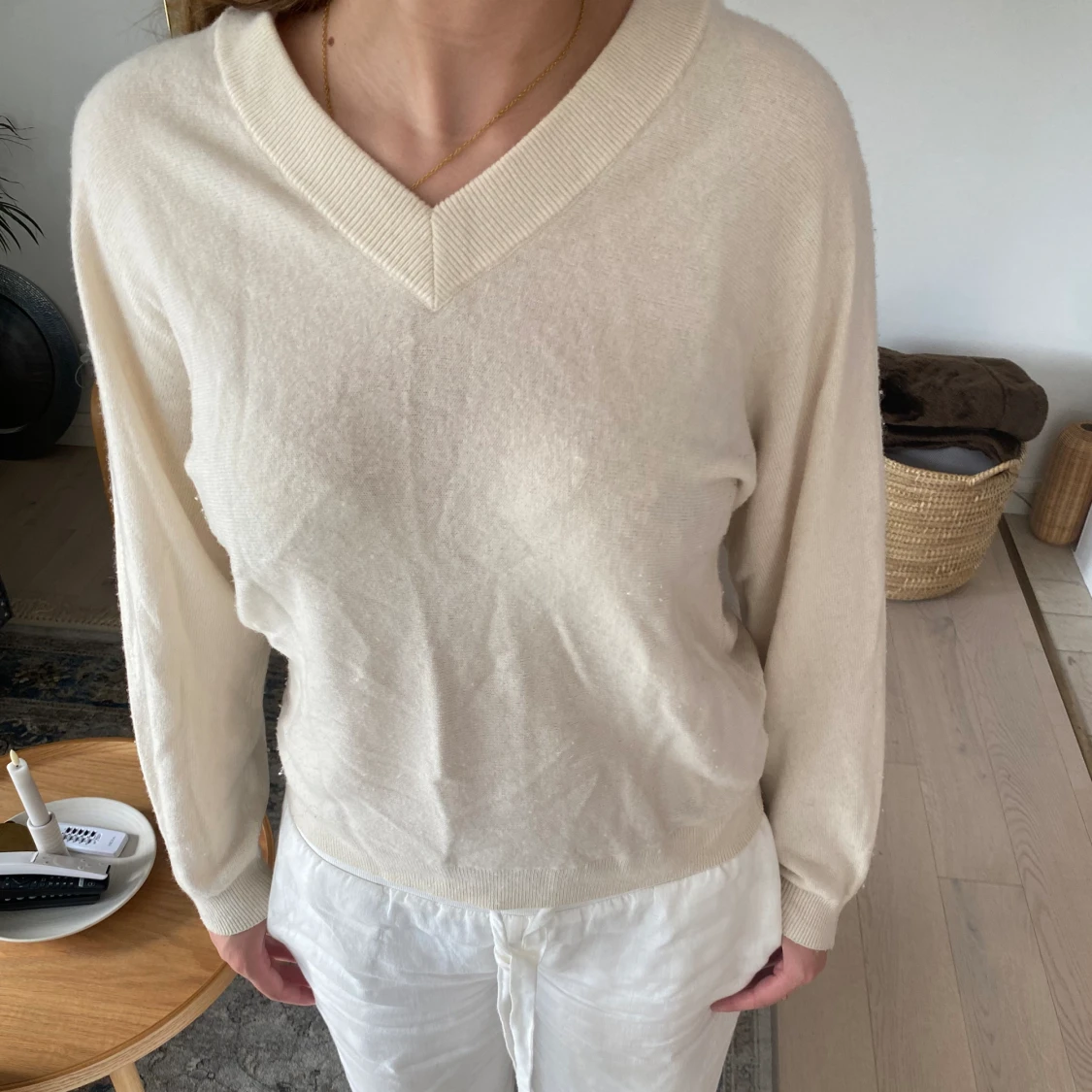 Stickad ulltröja - 90