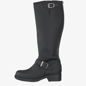 Johnny bulls höga svarta - Använda i gott skick,finns skav på dem men inte mycket. Dragkedjorna funkar bra!