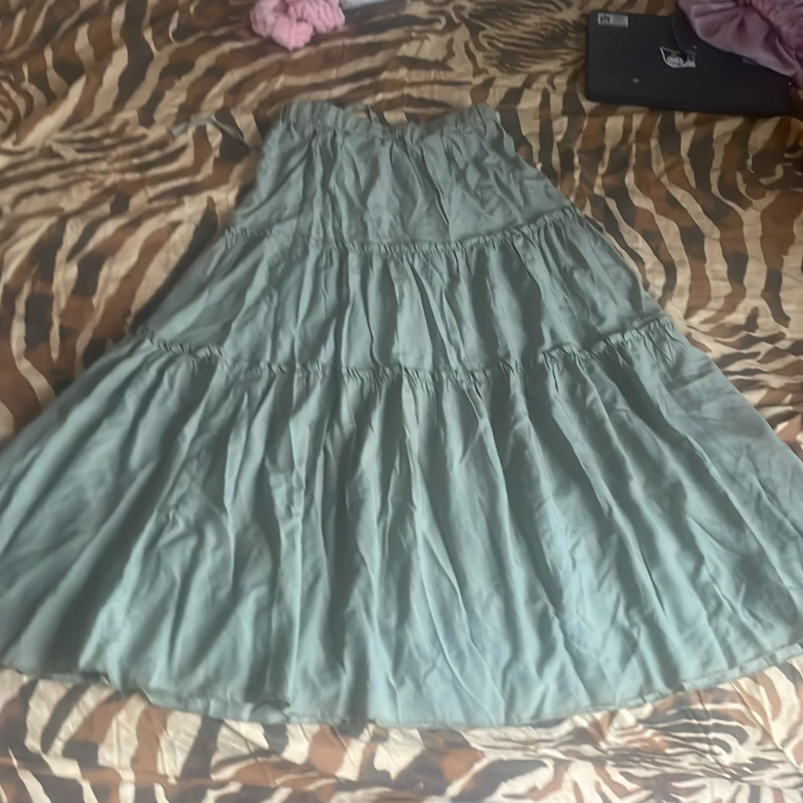 Grön maxiskirt - 90