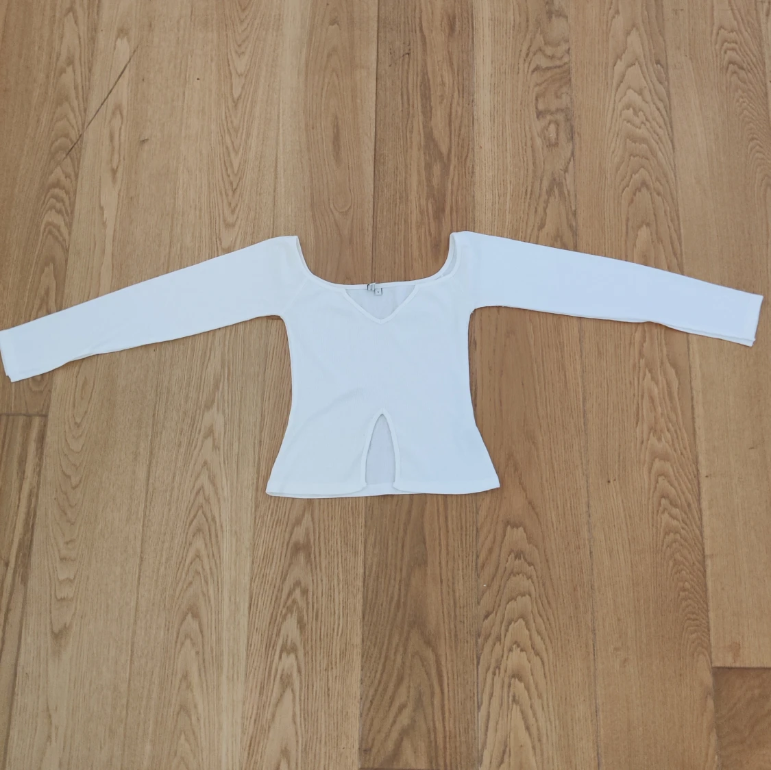 Vit långärmad tröja - 91