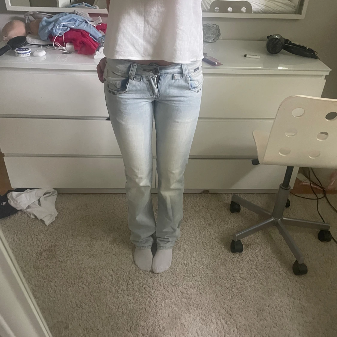 Lågmidjade jeans - 91