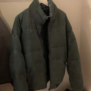 Blue super warm puffer jacket from UO