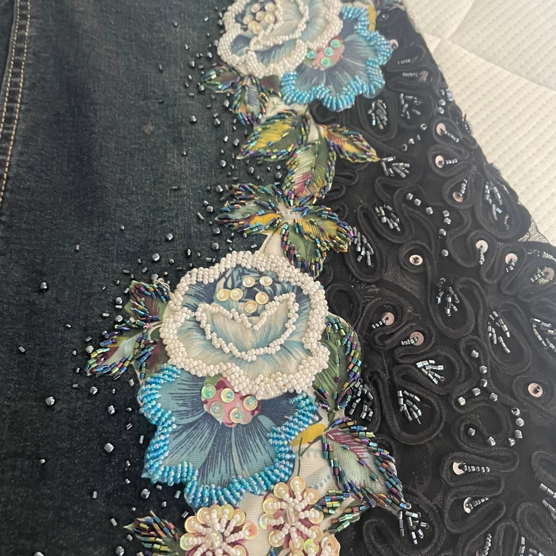 Vintage jeans kjol och tillhörande topp! - 91