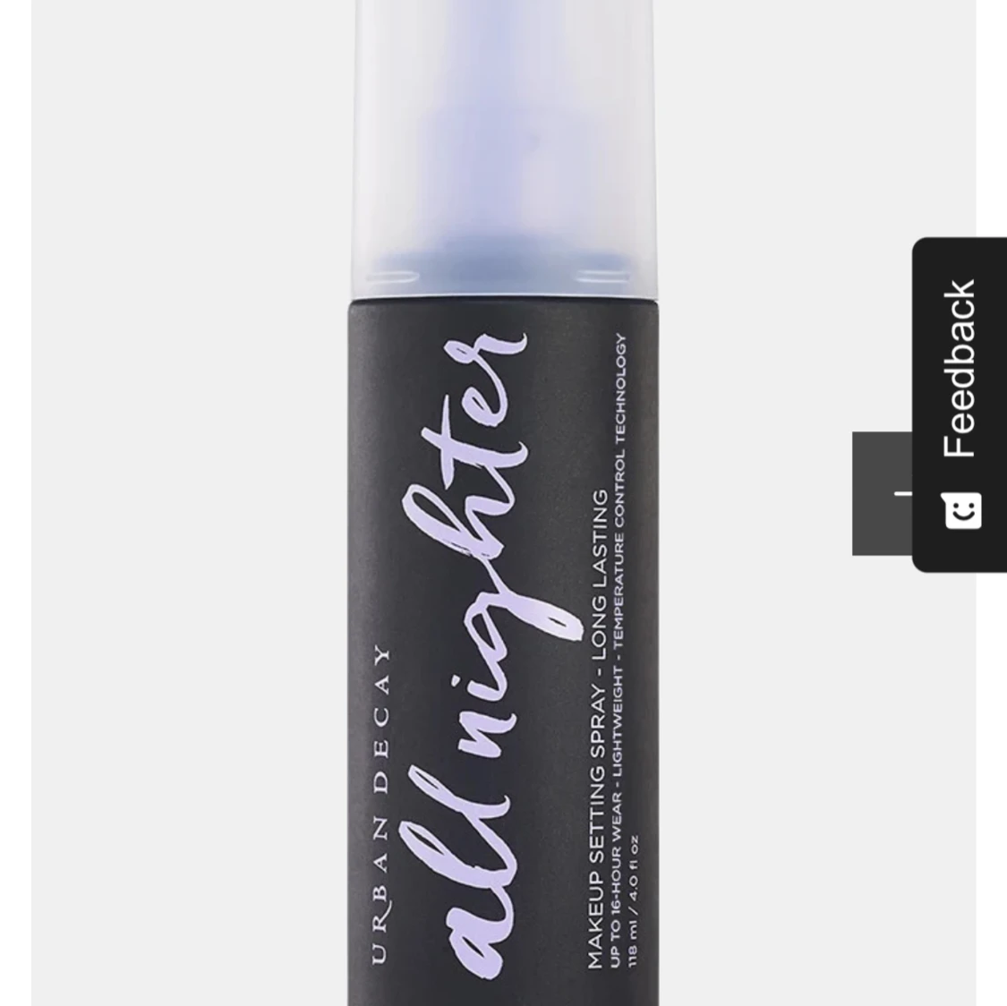 Urban Decay setting spray