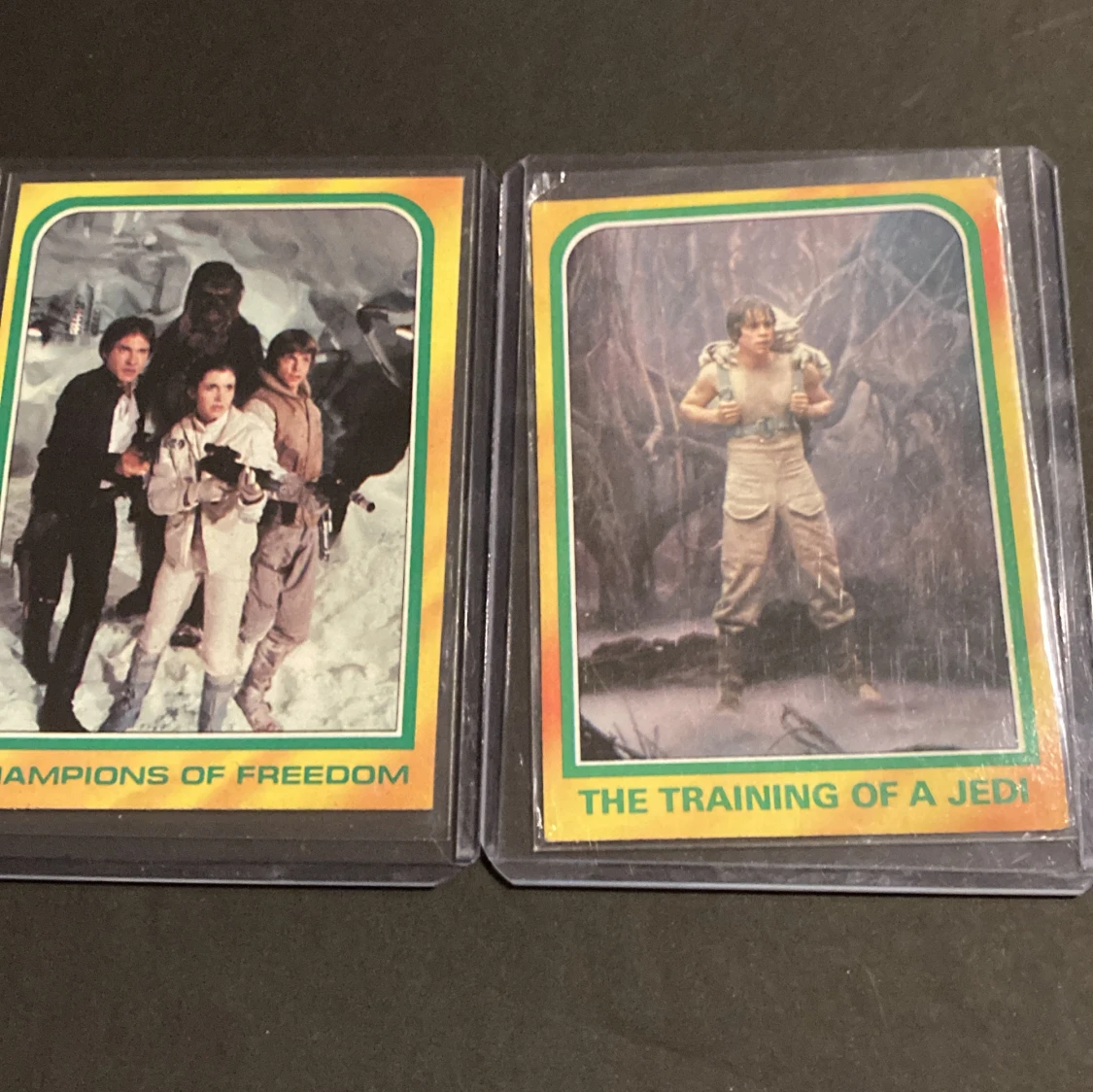 Star Wars vintage samlar kort 1980