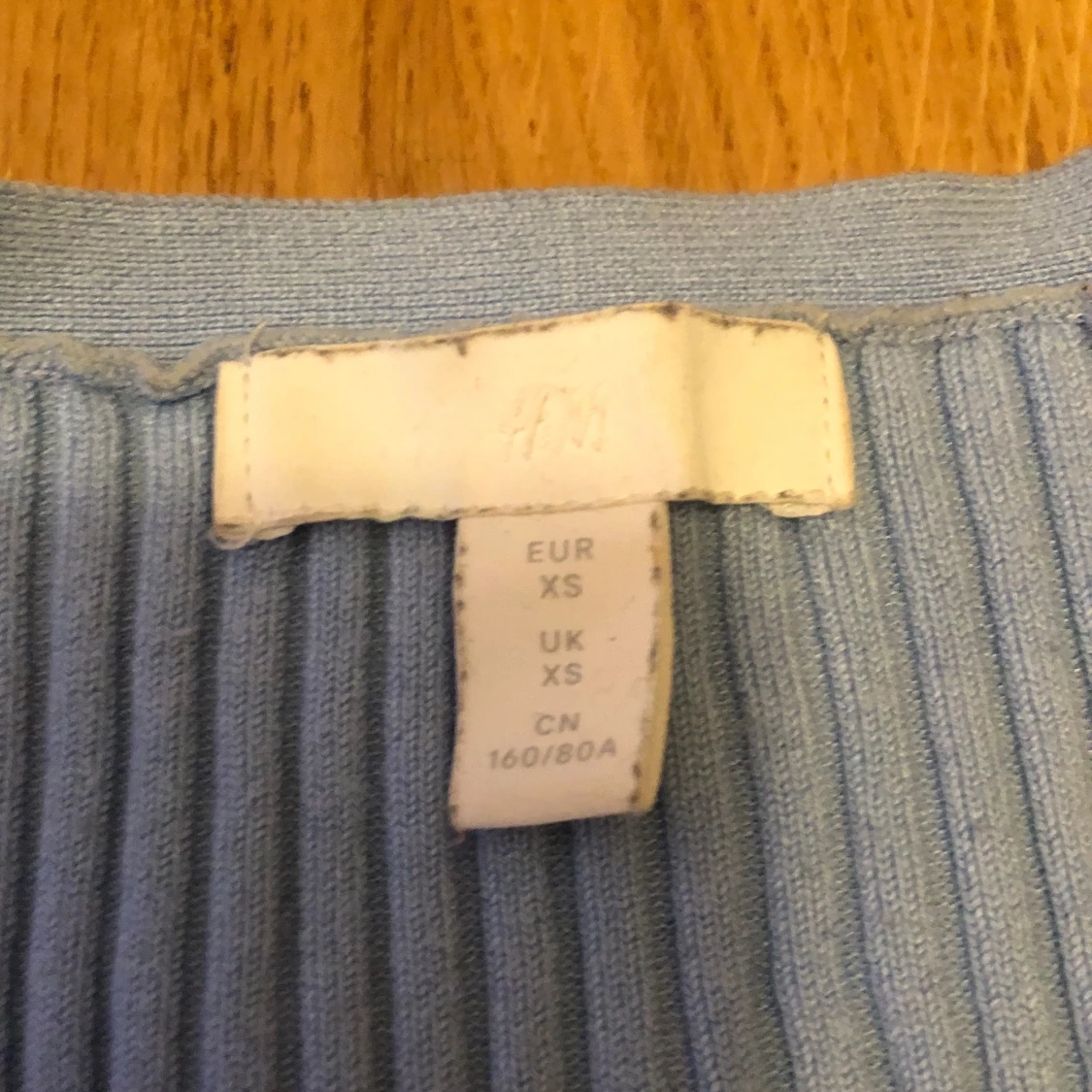 Långärmad blå tröja  - 91