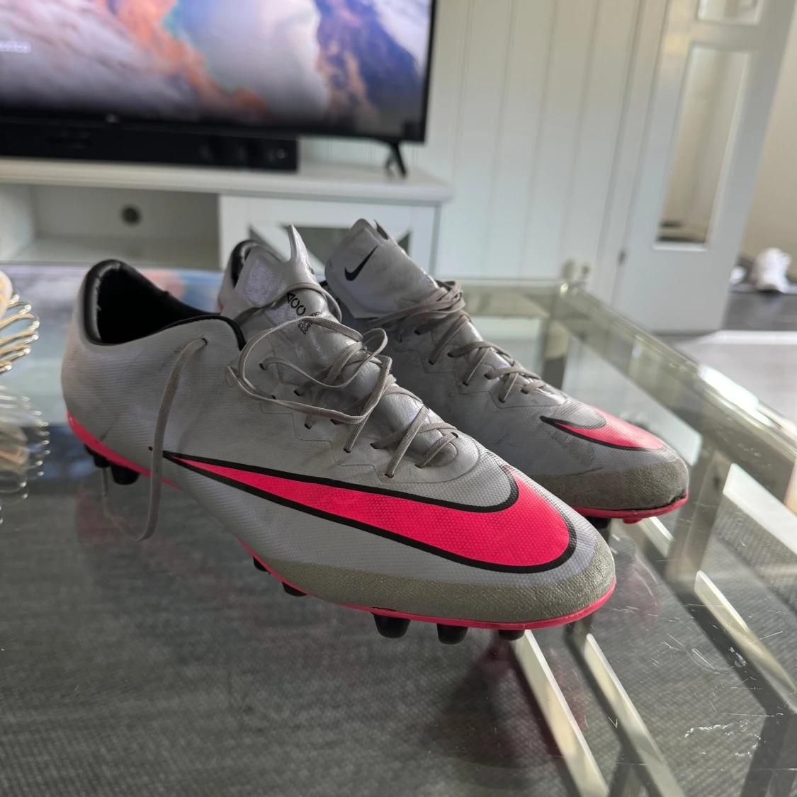 Nike - Mercurial Vapor X AG Grå/Rosa/Svart