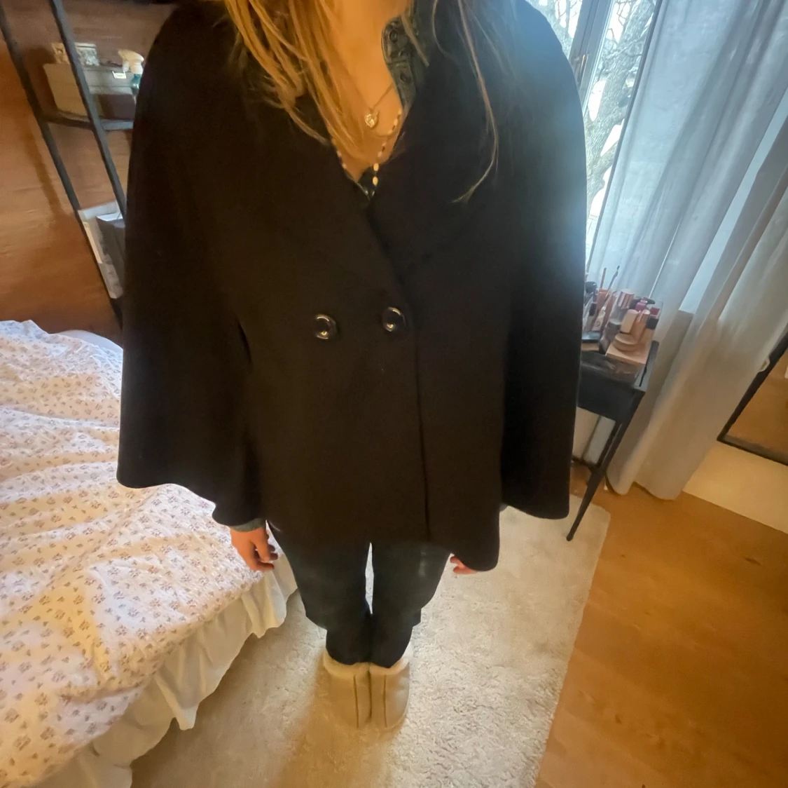 Trekvartsärmad kappa - 90