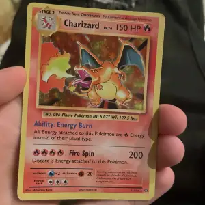 Holo charizard pokémon kort