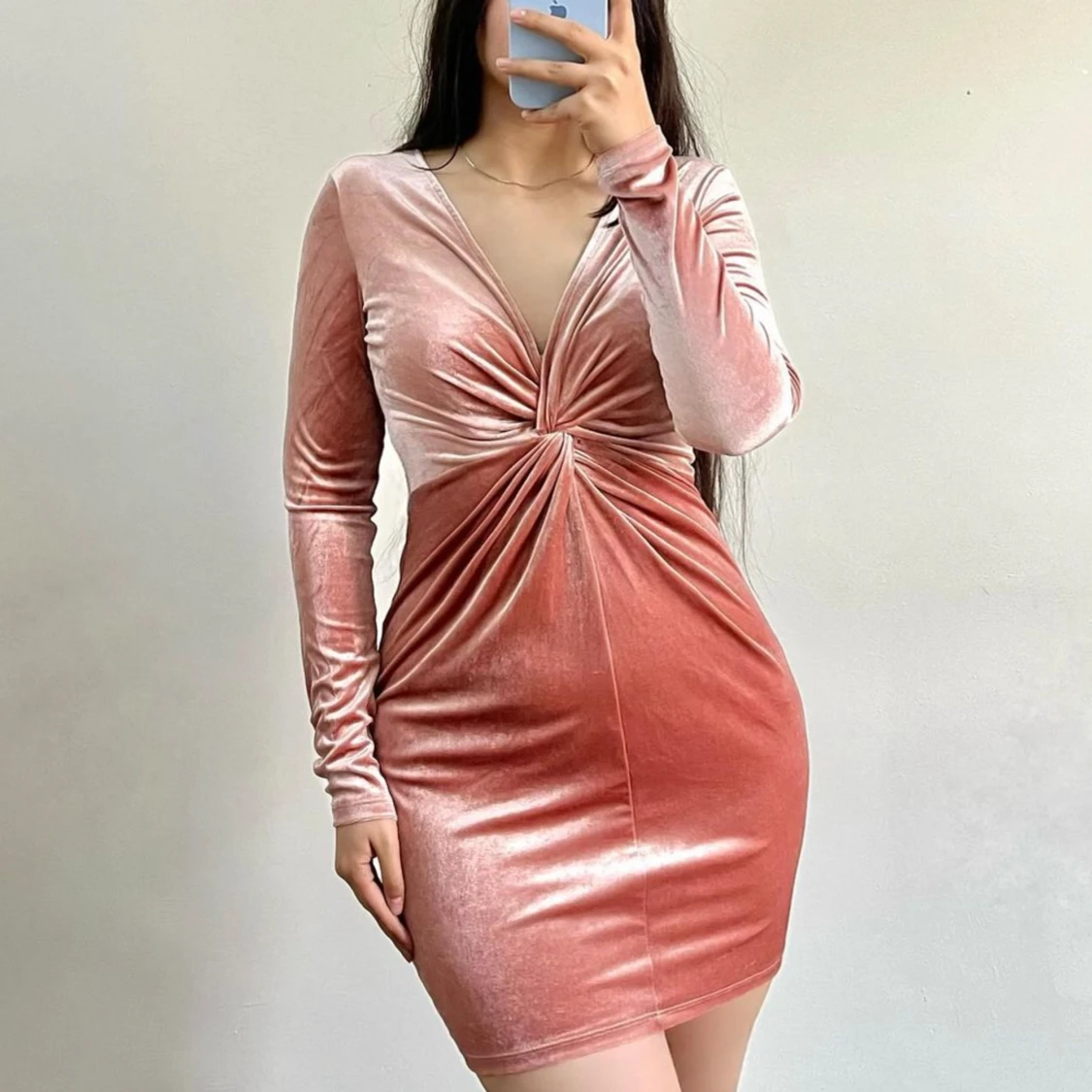 Velvet klänning - 3