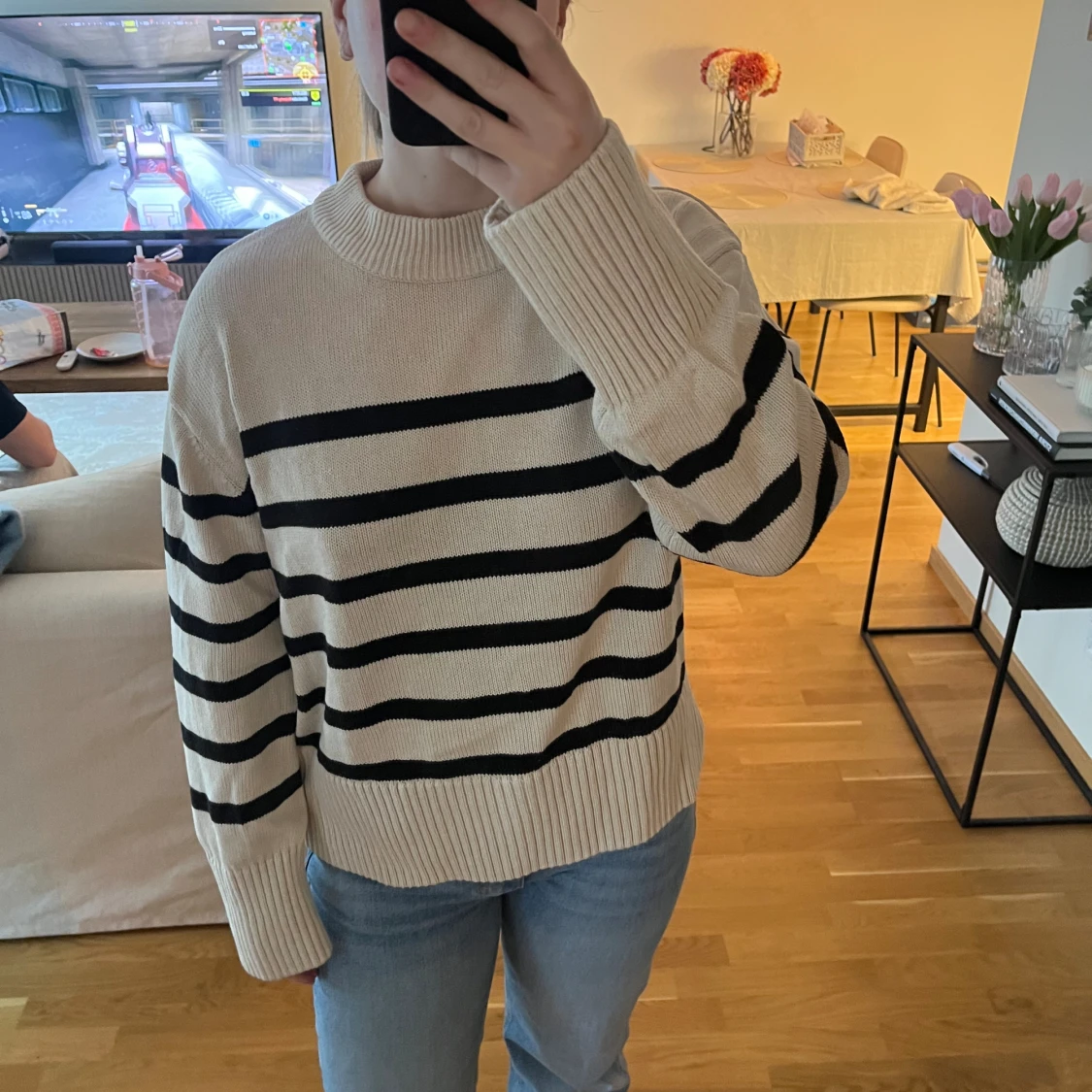 Stickad tröja  - 90