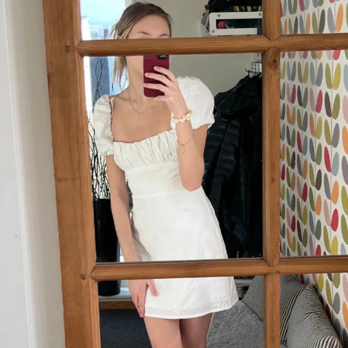Vit klänning  - 90