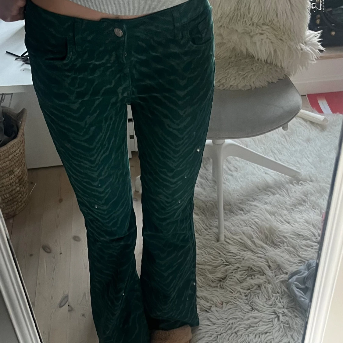 As coola Manchester byxor med zebra mönster  - 92