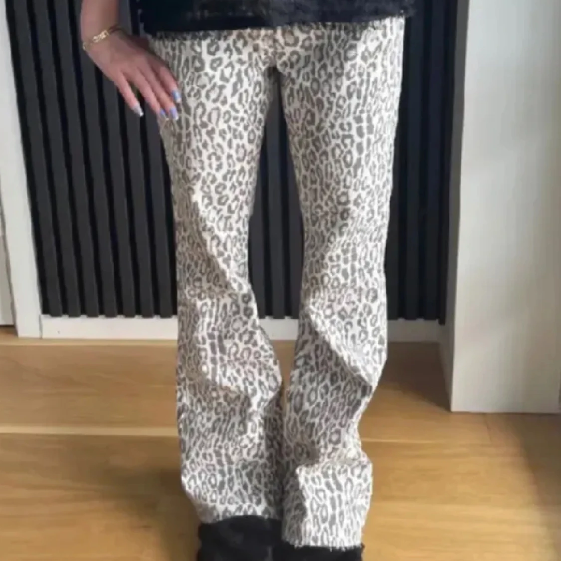 Leopard jeans 